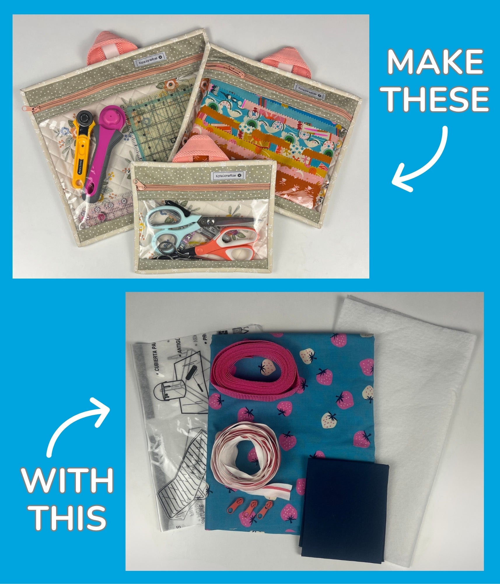 Kim Project Bag Kit - SET OF 3
