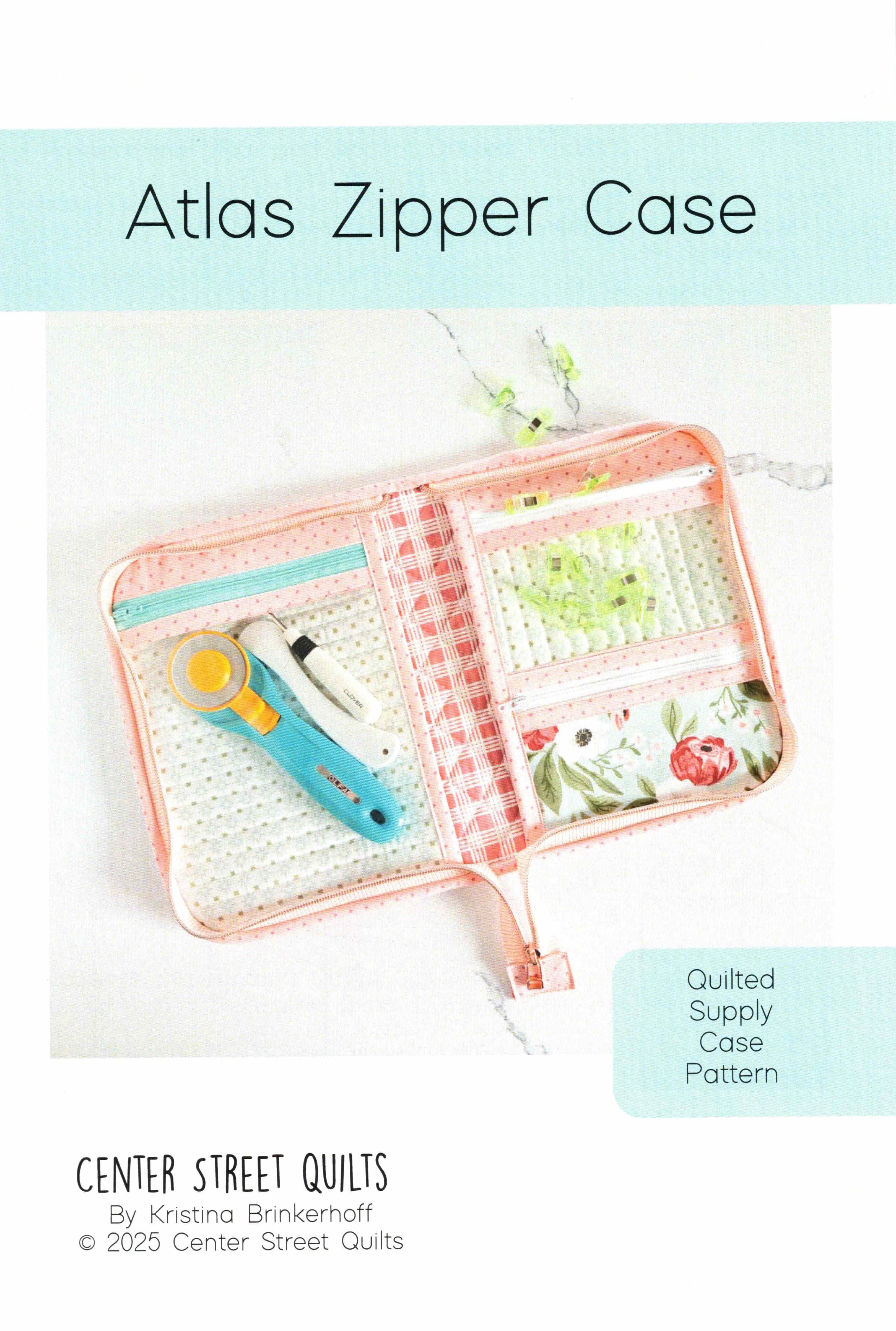 Atlas Zipper Case Pattern