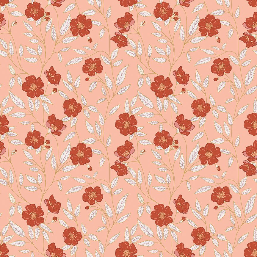 Riley Blake Garden Dreams Peaches 'n Cream Yardage