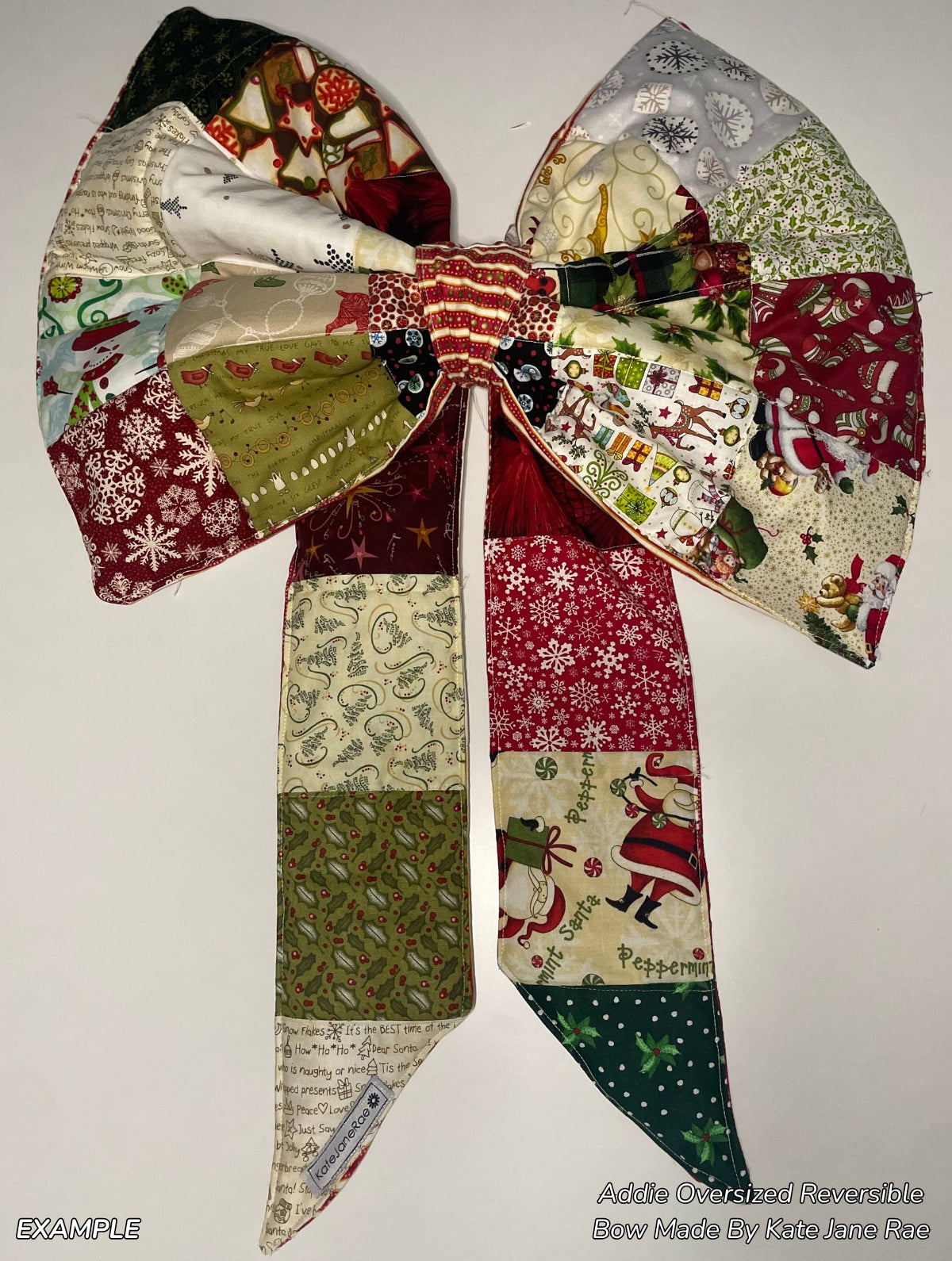 Addie Oversized Reversible Bow - Digital Pattern