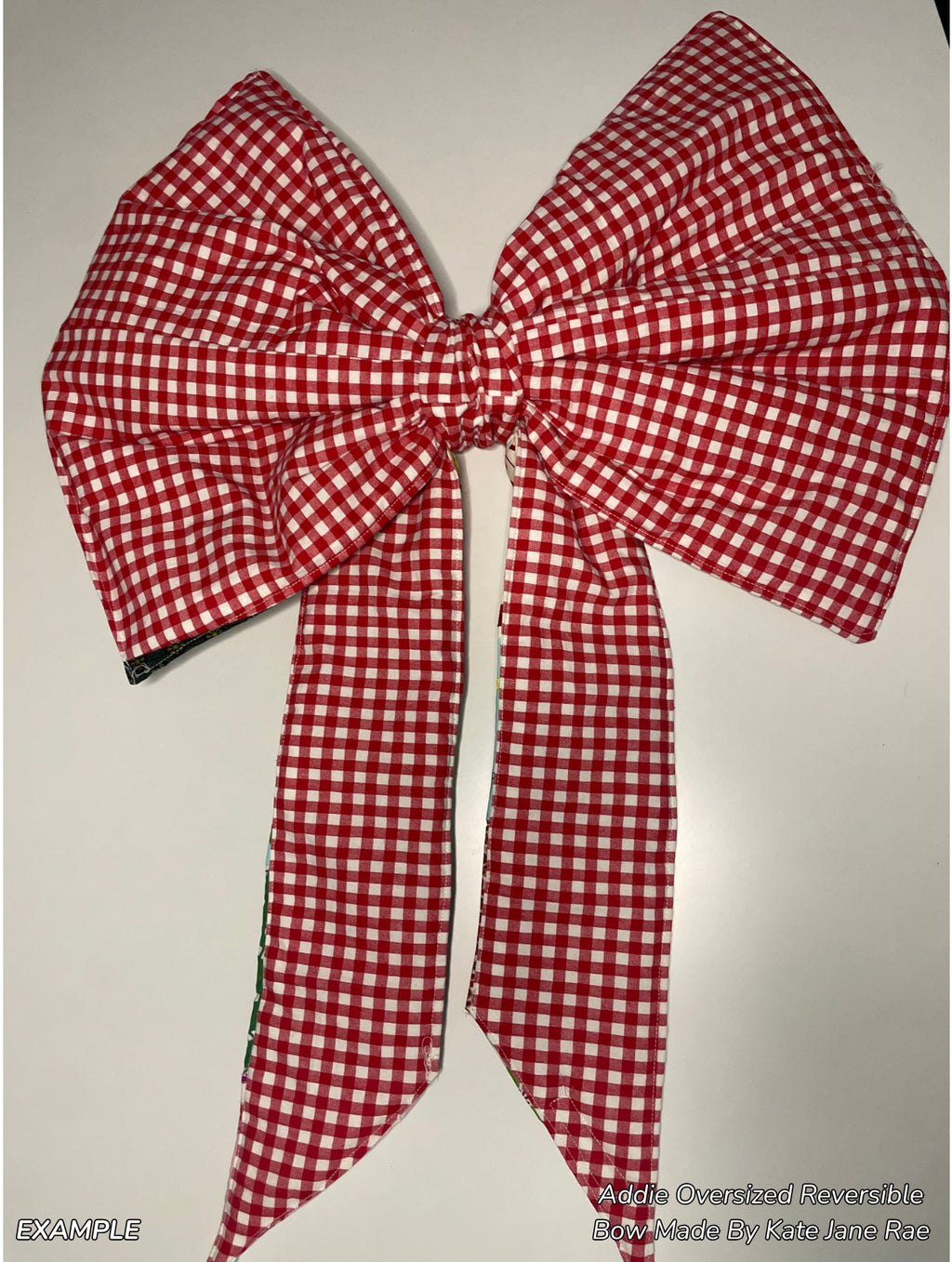 Addie Oversized Reversible Bow - Digital Pattern