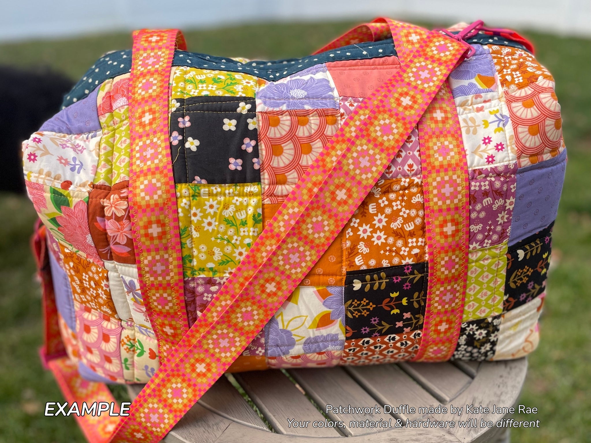 Patchwork Duffle Pattern + Fabric Kit