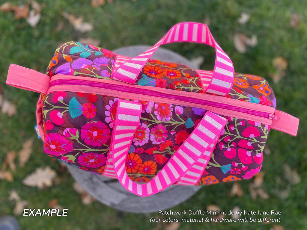 Patchwork Duffle Mini Pattern + Fabric Kit