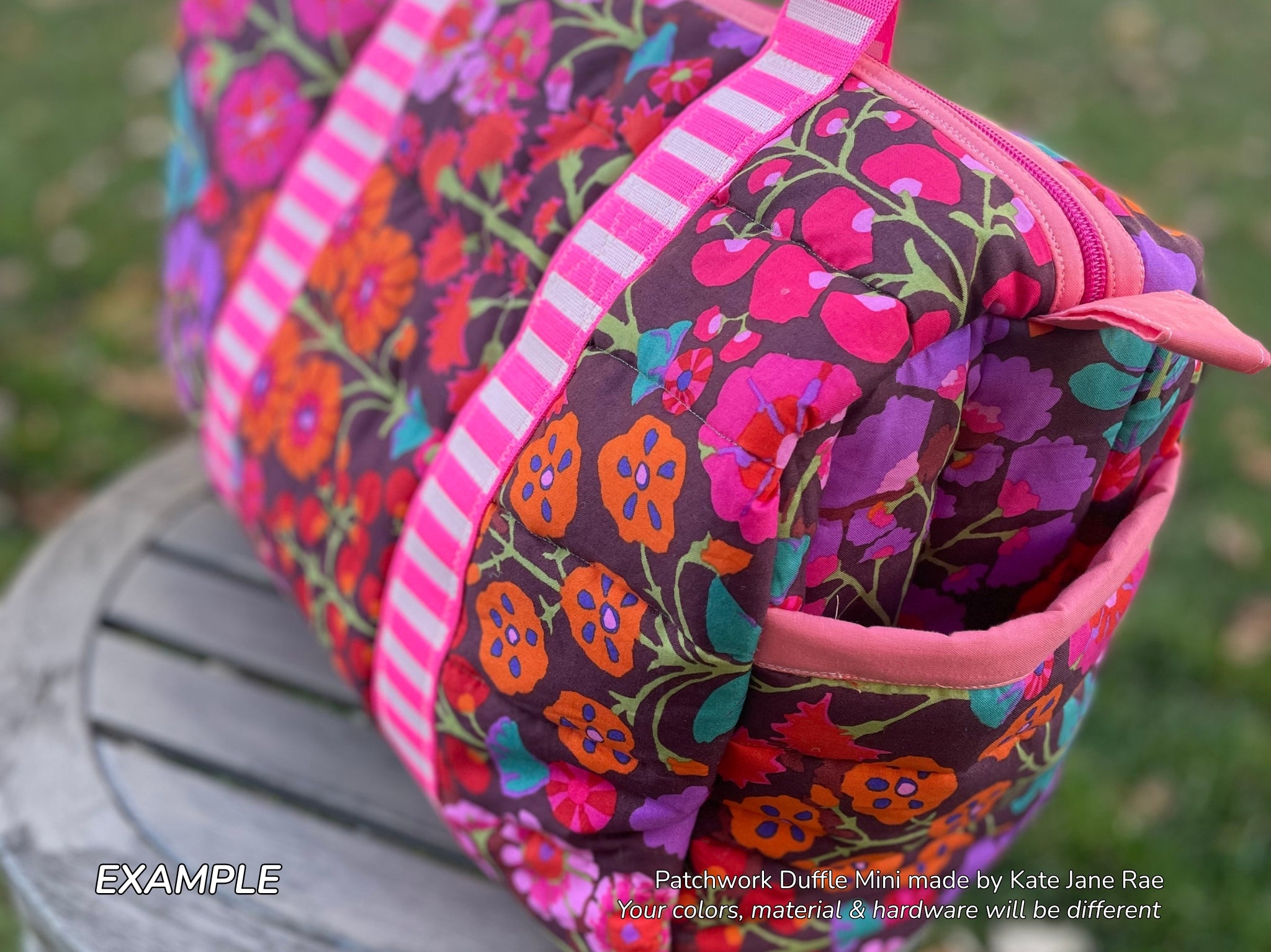 Patchwork Duffle Mini Pattern + Fabric Kit