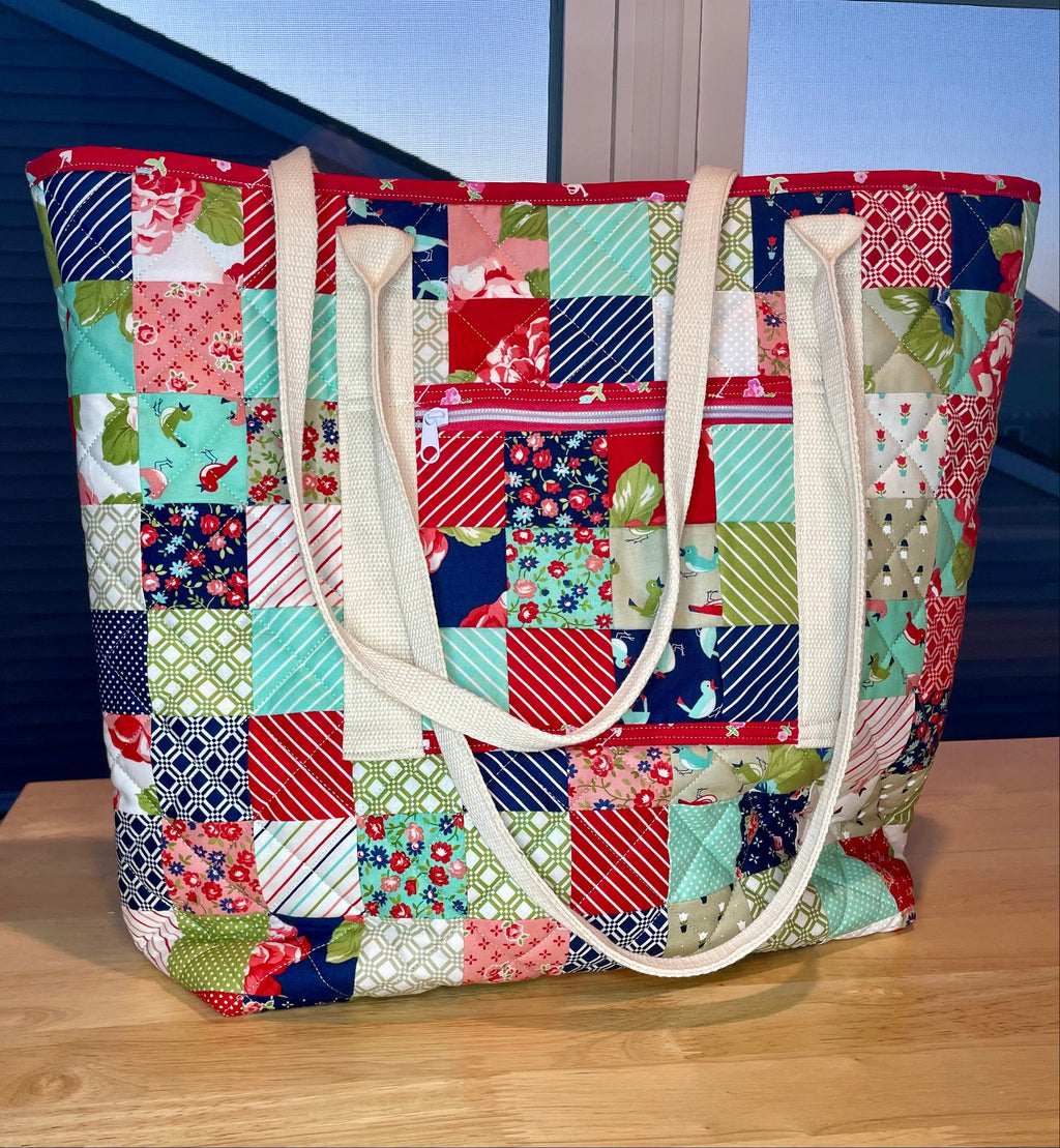 Handmade Jess Quilted Oversized Tote
