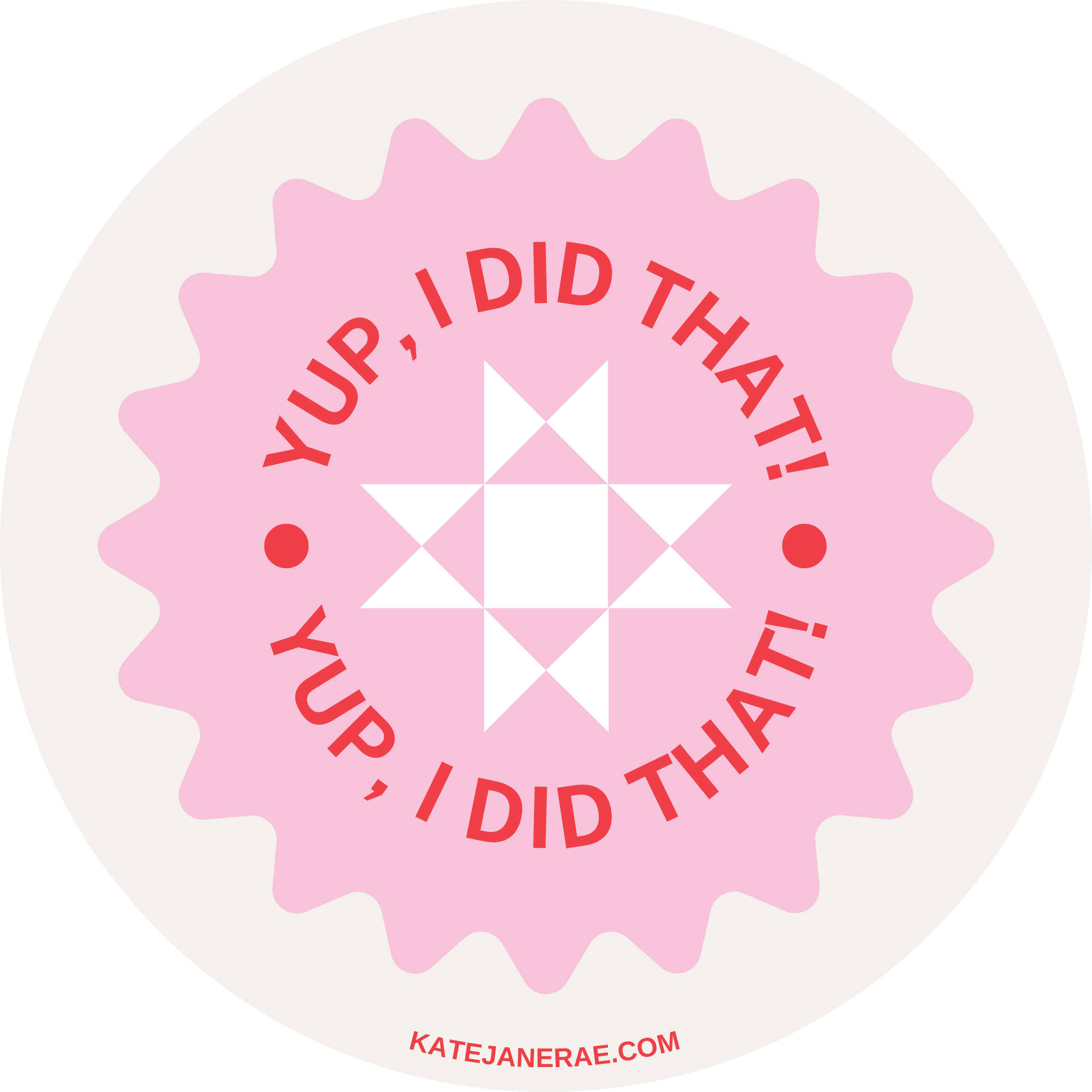 Yup, I Did That! Sticker