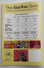 The StarRae Quilt - Printed Pattern