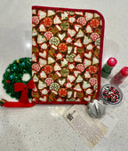 Handmade Rose Zippered Padfolio