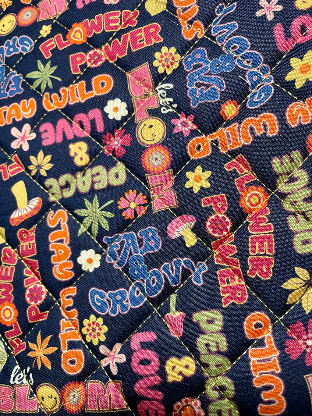 Handmade Rose Zippered Padfolio