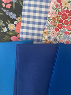 Blooming Blues fabric bundle.