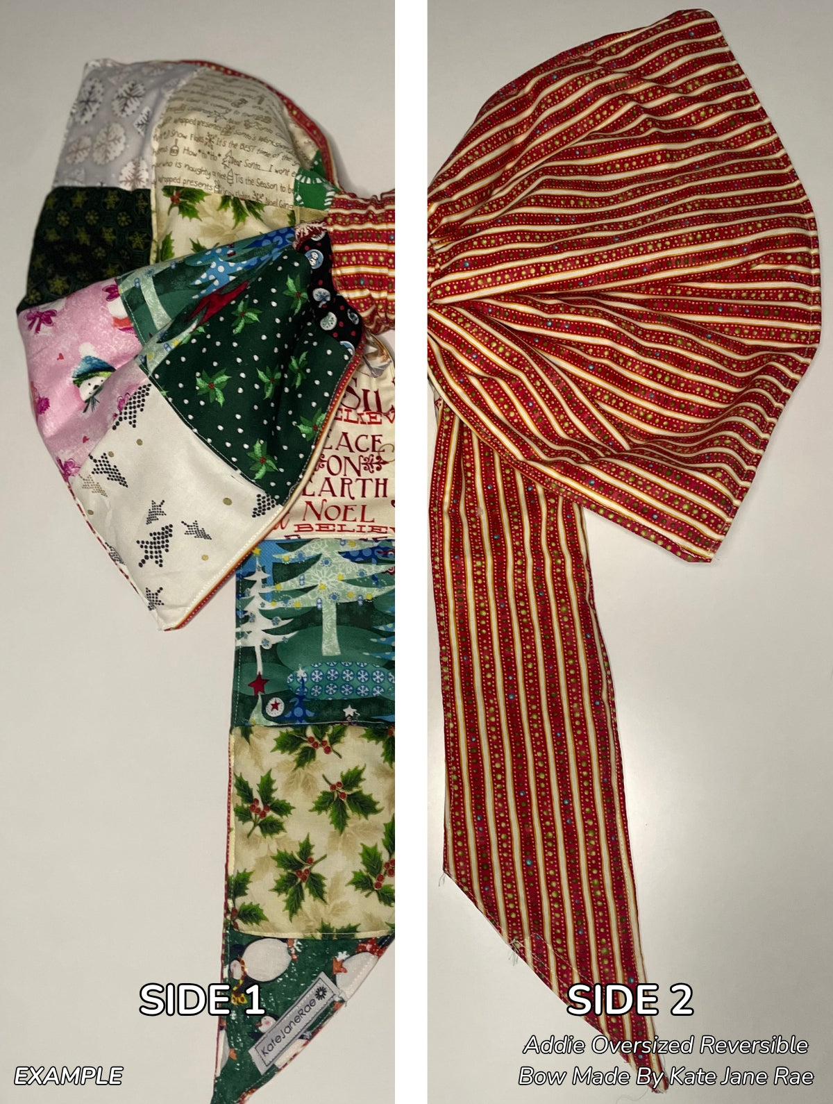 Addie Oversized Reversible Bow - Digital Pattern