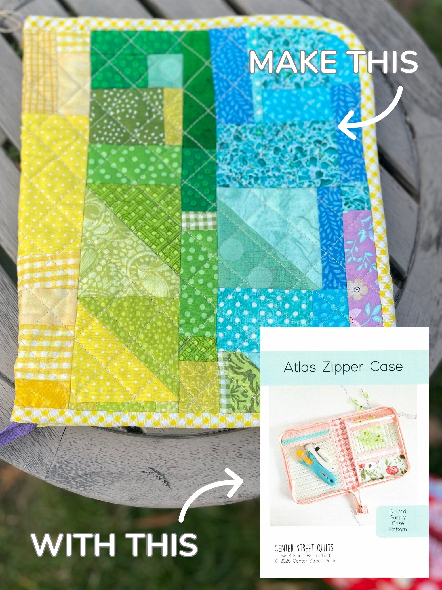 Atlas Zipper Case Pattern
