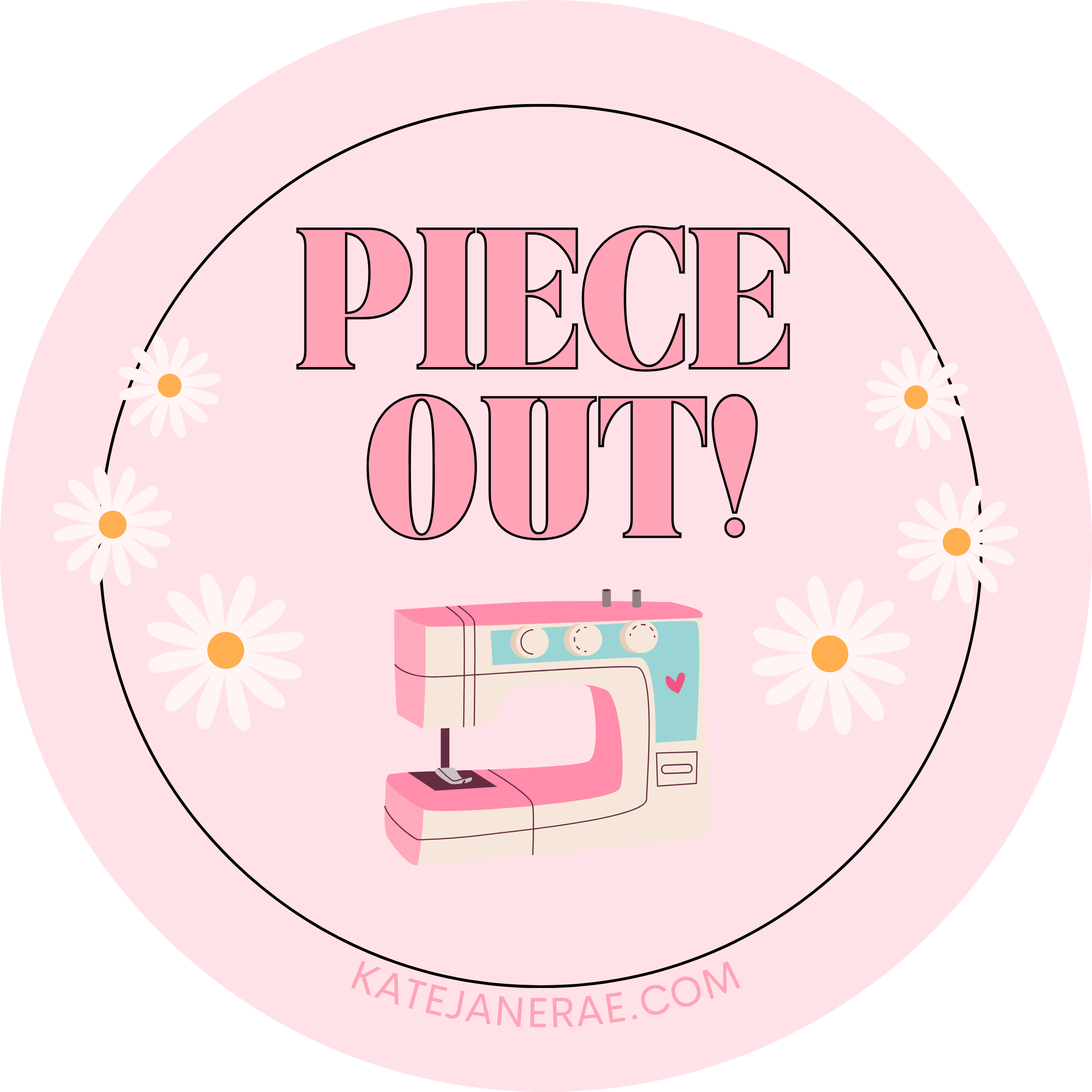 Piece Out! Sticker