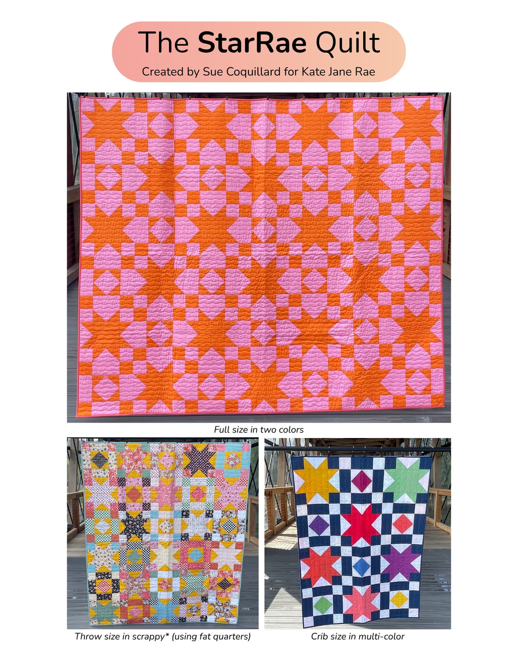 The StarRae Quilt - Digital Pattern