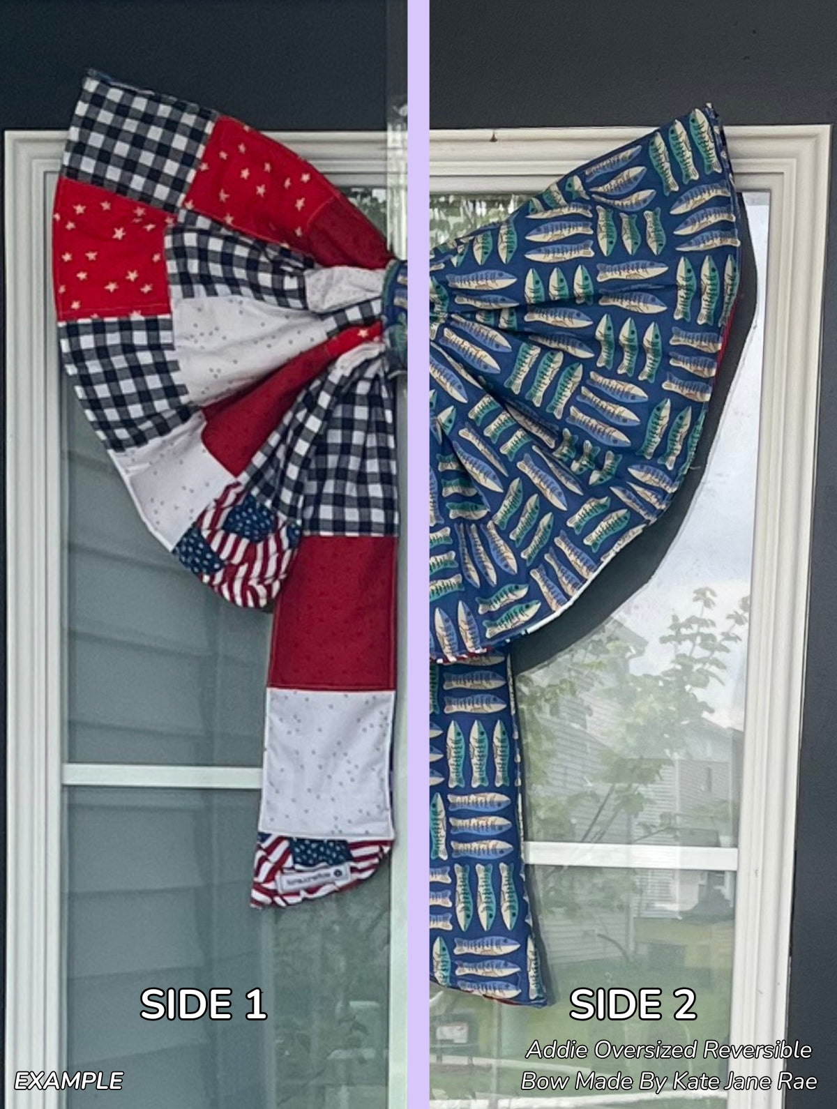 Addie Oversized Reversible Bow - Digital Pattern