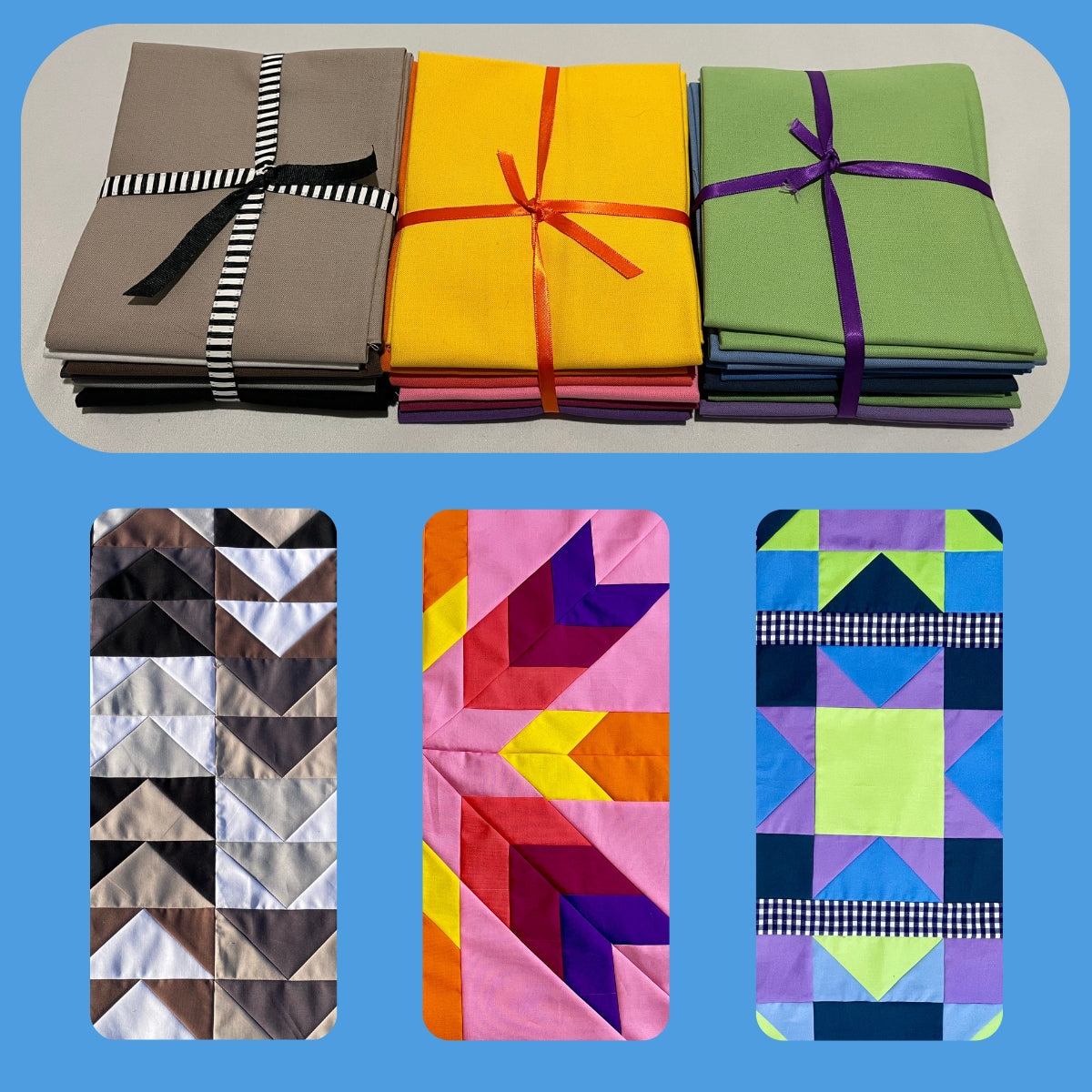 The Kate Jane Rae Signature Trio Fabric Bundle